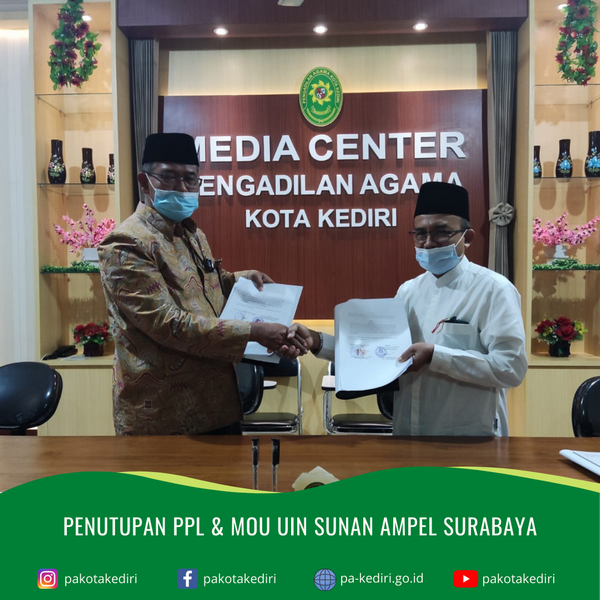 Mou dan Penutupan PPL Mahasiswa UIN Sunan Ampel Surabaya Fakultas Syariah dan Hukum 2